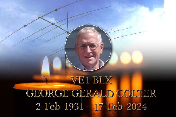 In Memoriam : George Gerald Colter VE1BLX